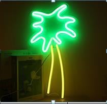LED Creative Pendant Neon Light with Acrylic Backboard