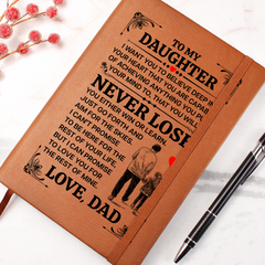 To My Daughter Promise – Leather Journal