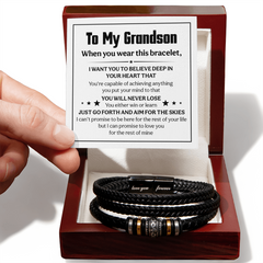 Love You Forever Believe Deep (To My Grandson) – Bracelet
