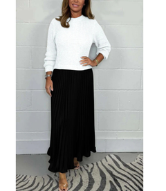 Alice Long Jumper with Pleated Skirt Dress (One Set)